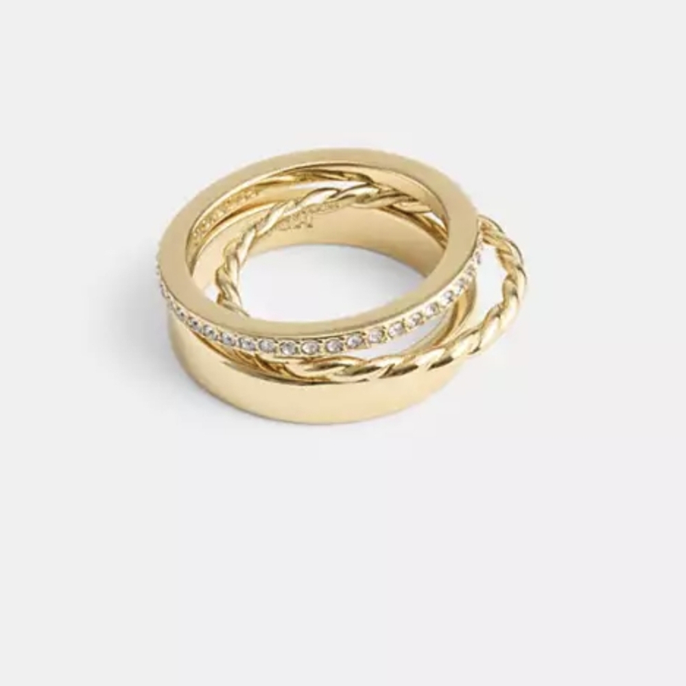Coach...Delicate Ring Set